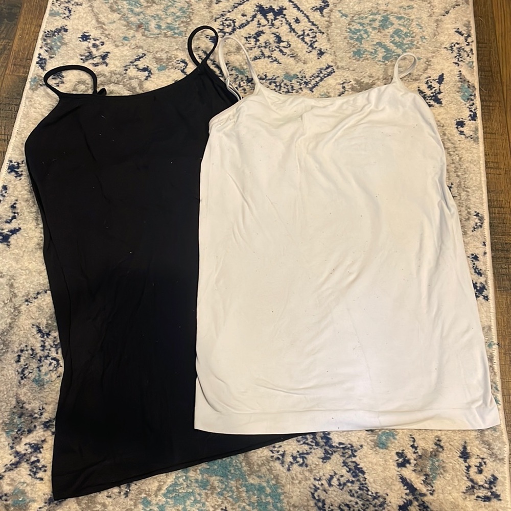 Bundle of Medium Gap Maternity cami with built in shelf bra